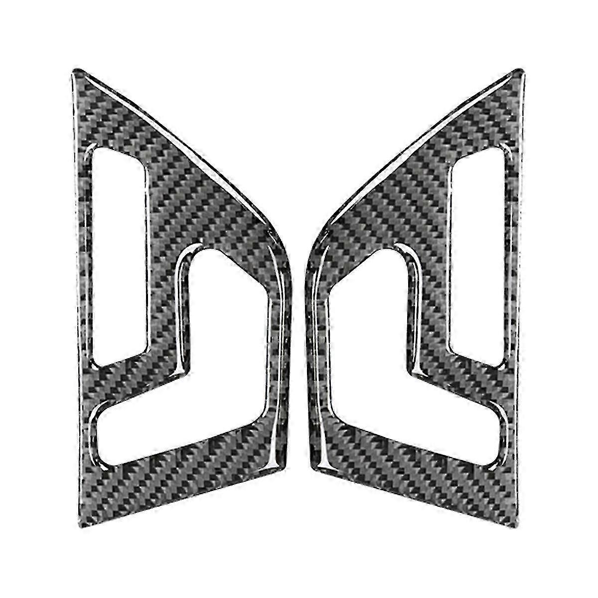 Carbon Fiber Seat Adjust Switch Button Cover Trim for Mercedes C-Class W204 2007-2014