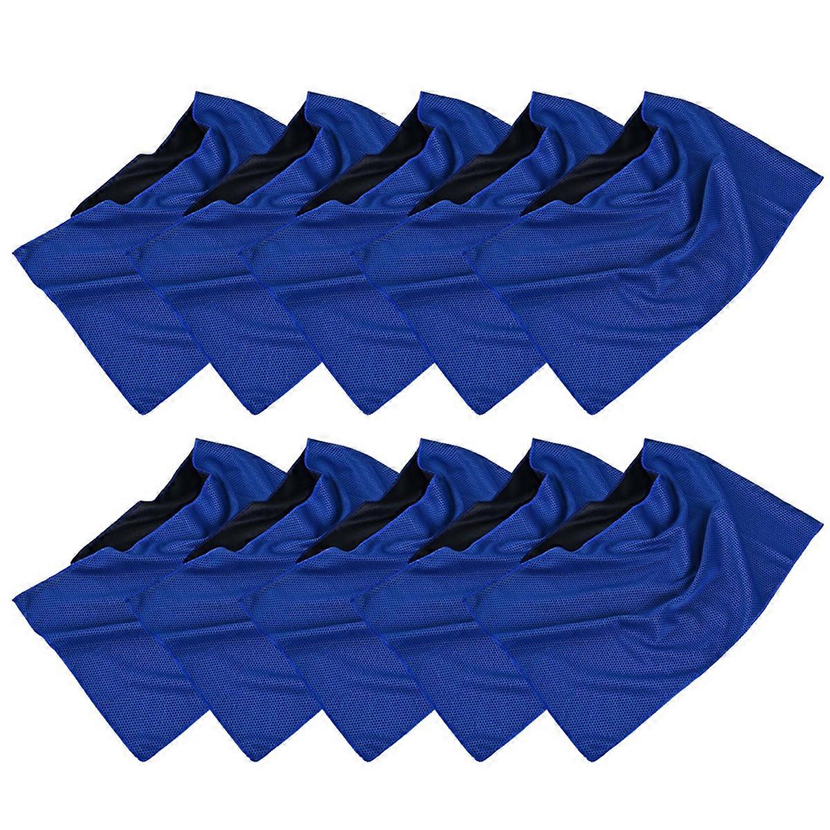 Dark blue Cool sports quick-drying towel suitable for gym