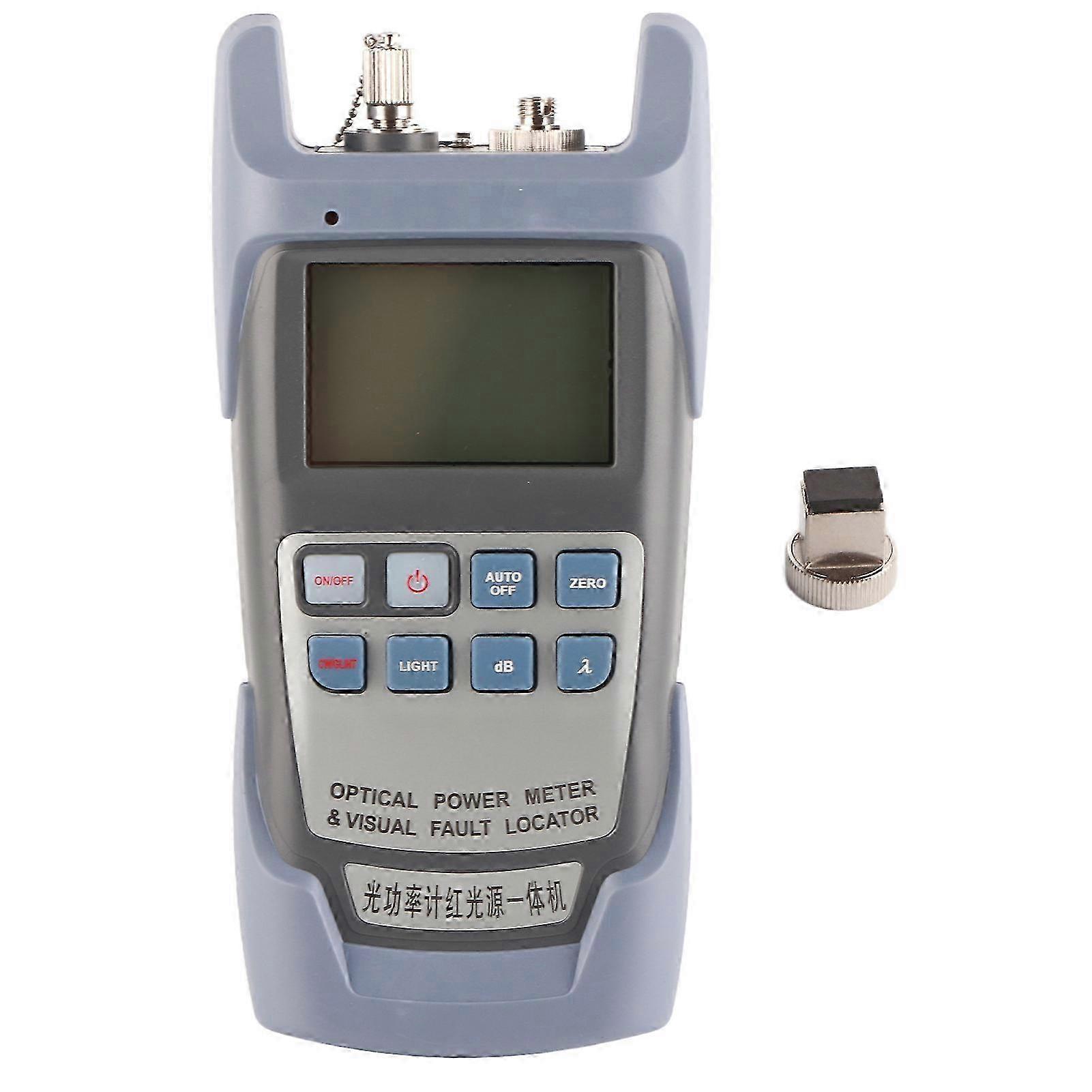 Optical Power Meter 650nm 7 Wavelength High Accuracy Fiber Optic Cable Light Tester for Fault Detection 1MW