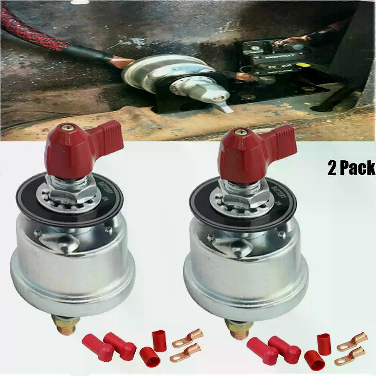 Wide Application Power Cut Isolator, Battery Shut Off Switch for Car, Vehicle, RV, Marine (Rated 300A Continuous)