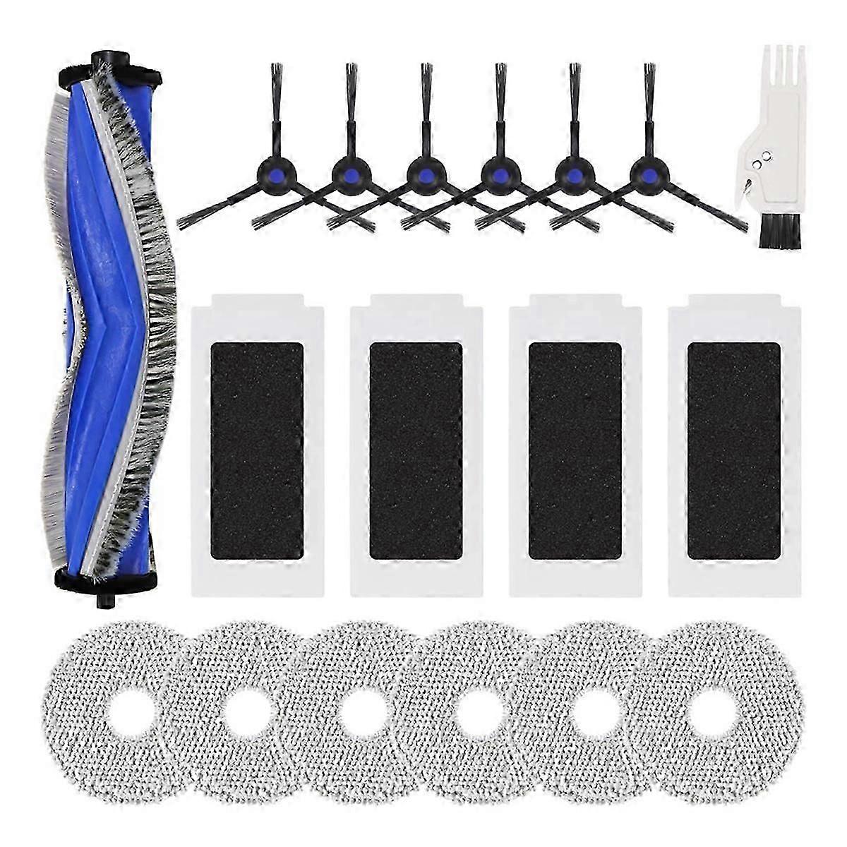 Robot Vacuum Replacement Accessories Kit for T30/T30S Includes Brushes, Mop Pads, Filters