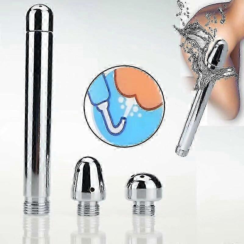 3 Style Head Shower Enema Water Nozzle Anal Douche Vaginal Colon Clean Tool Kit