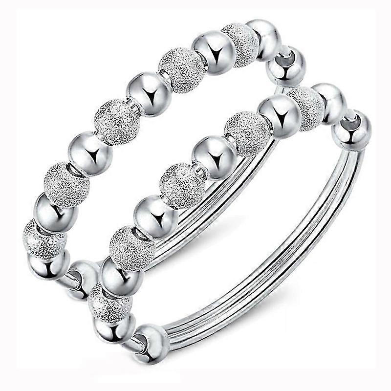 2 PCS Ladies Round Transfer Beads Vera Bracelet