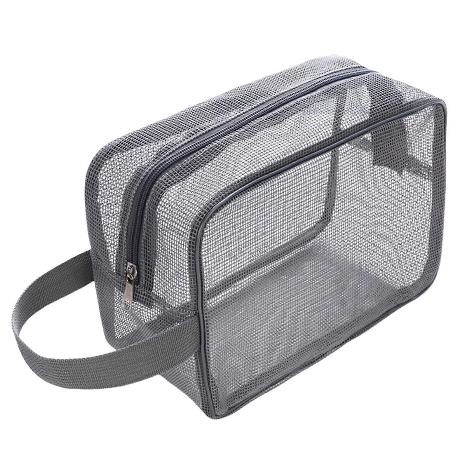Quick Dry Shower Mesh Bag for Easy Toiletry Organization in Gyms Dorm Room and Travel Hanging Bathroom Mesh Bag Handbag