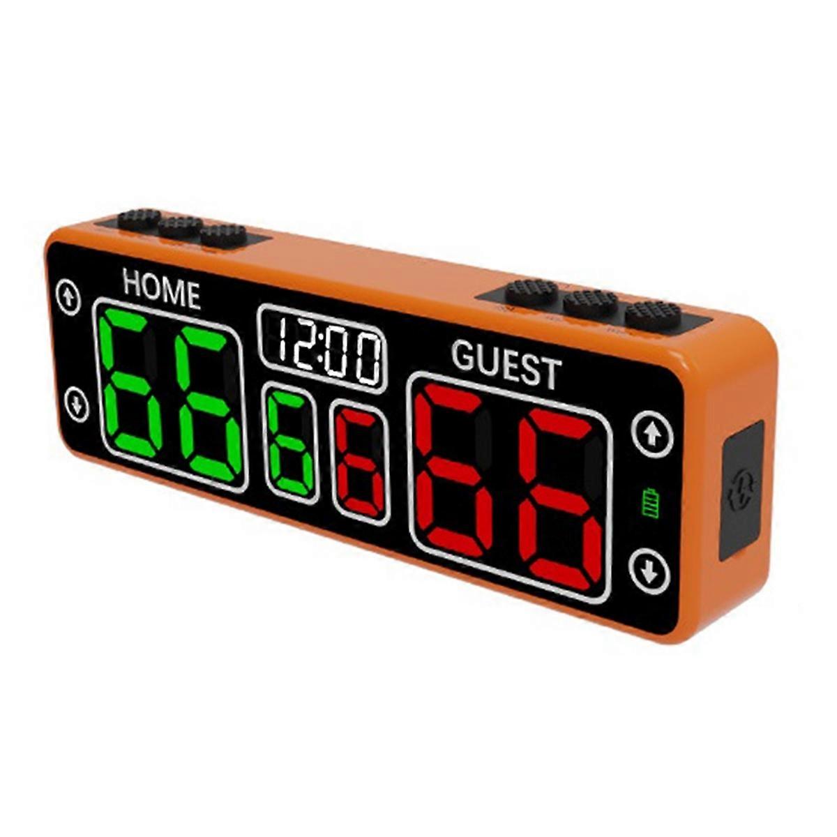 Digital Scoreboard with Countdown Timer LED Scoreboard Electronic Scoreboard for Referee Scoreboards