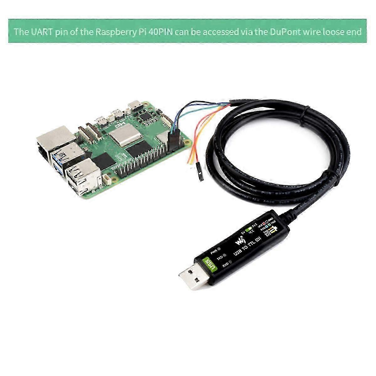 Industrial USB to TTL (D) Serial Module Cable FT232RNL 300bps-3Mbps for 5 Serial Port Debugging Mo