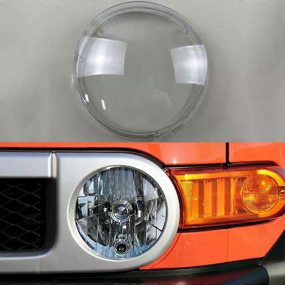 For Toyota FJ Cruiser Headlight Cover Transparent Headlamp Shell Lamp Shade Lens Replace Original Lampshade Plexiglass