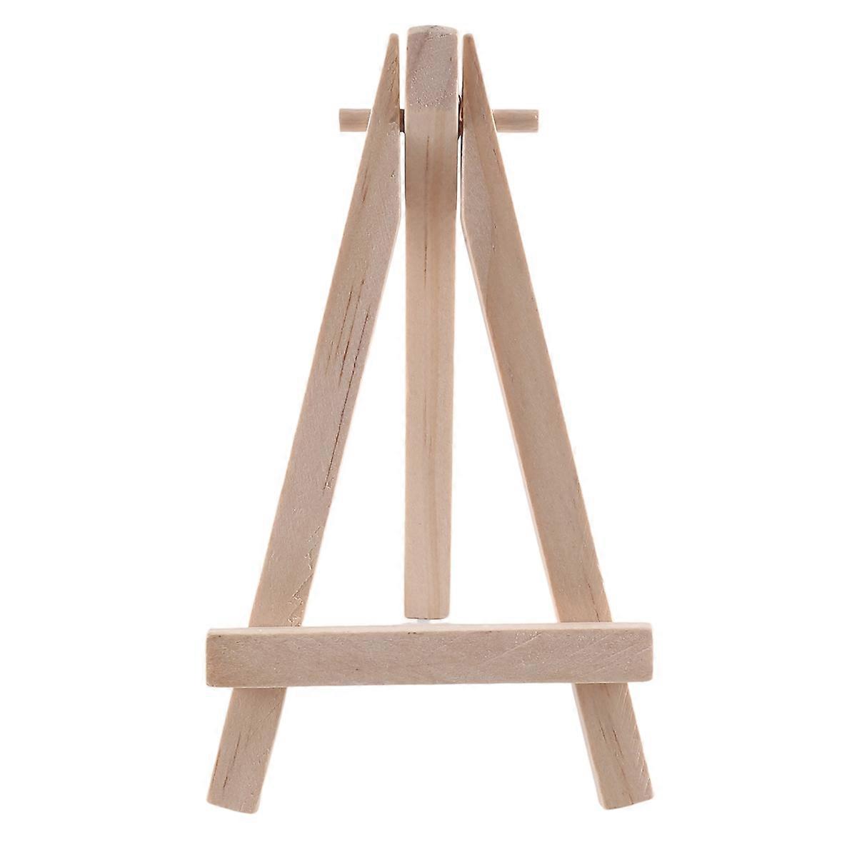 24Pcs 12.7cm Mini Wooden Display Stands, Easels, Table Top Stands