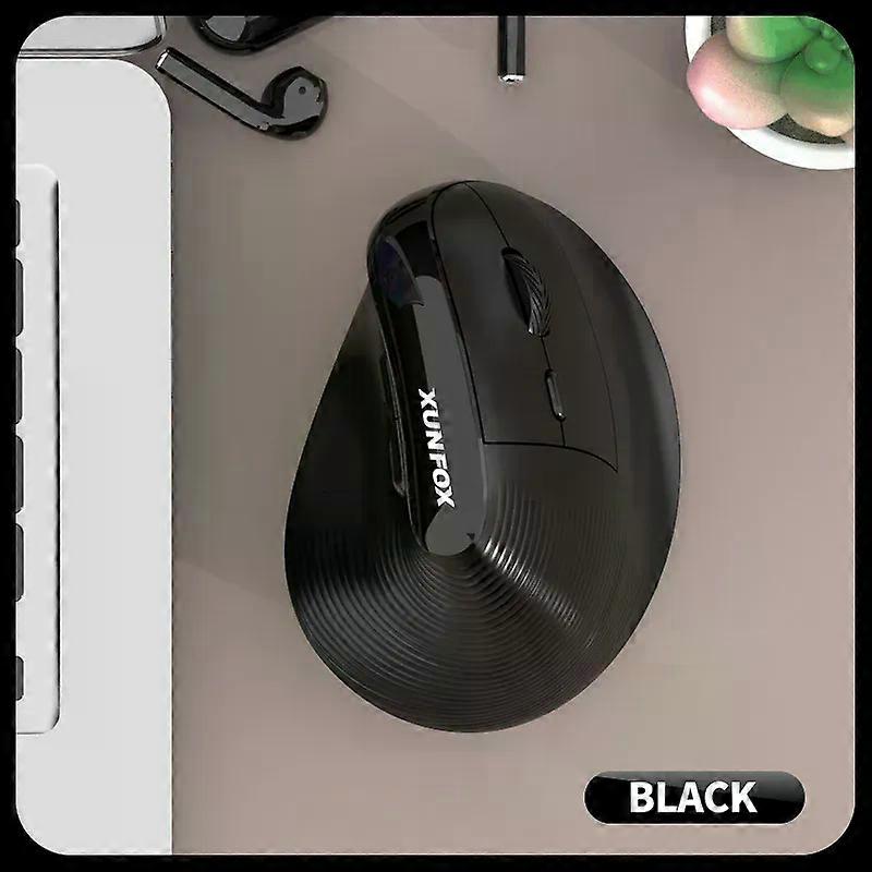 Kabellose vertikale Maus 2,4 G oder Bluetooth Dual-Mode-Ergonomie-Design Plug-and-Play-Wiederaufladbares System für den Bürogebrauch
