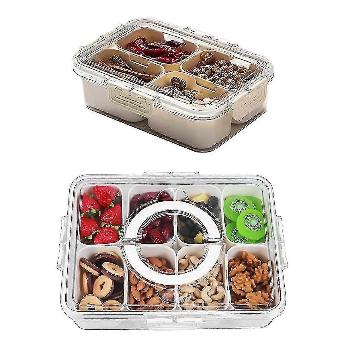 Spice Compartment Storage Box, Kitchen Household Storage, Spice Storage Box
