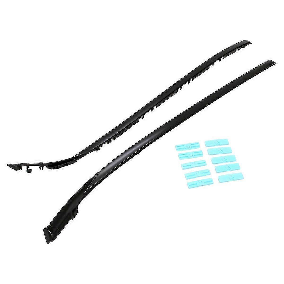 1Pair Car Windshield Pillar Molding with Clips Kit for IS F IS200D IS250 IS300 IS350 06-13 Outer Protective Strip