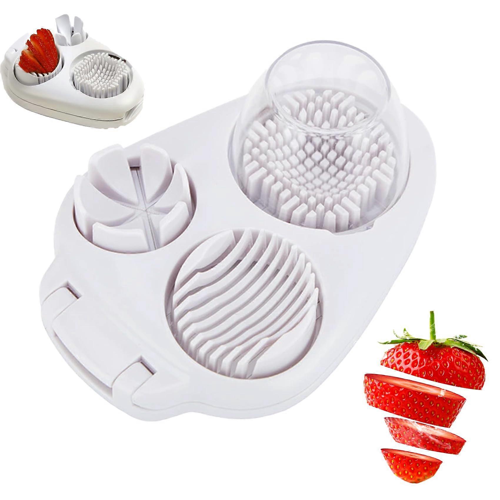 Egg Slicer for Kitchen Use - Stainless Steel, Compact Design, Easy to Clean, Perfect for Hard-Boiled Eggs