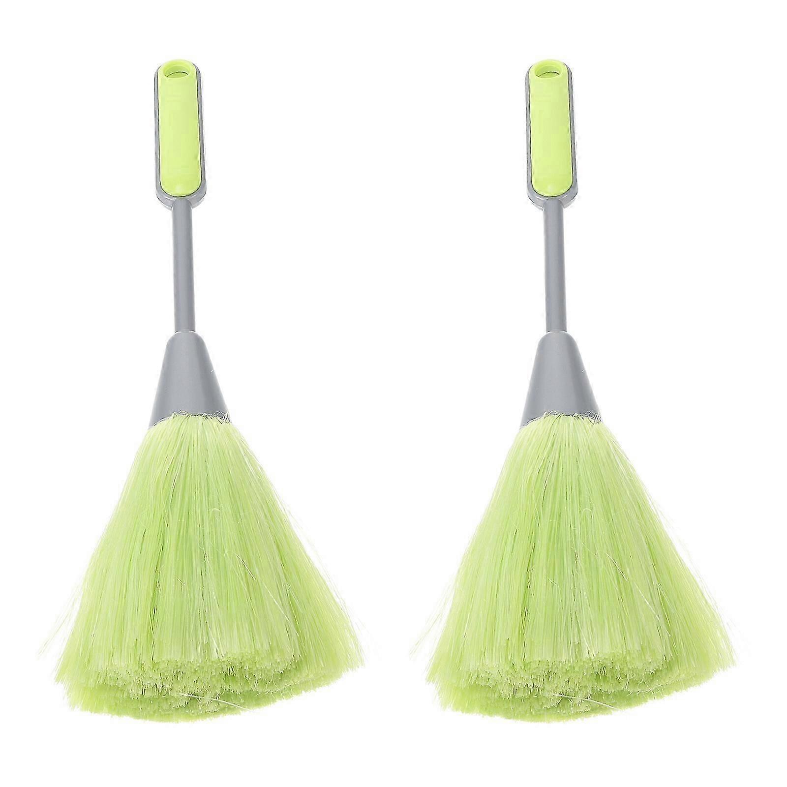 2pcs Desktop Keyboard Cleaning Duster Computer Keyboard Dust Remover Keyboard Handle Cleaning Brush for Home Office