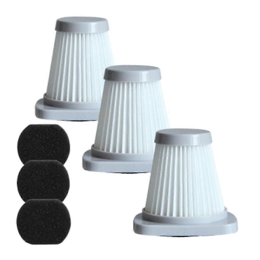 suitable for Replacement HEPA Filter for SC861 SC861A Vacuum Cleaner - 3pcs - Washable Filters-CHENG DU SI XI