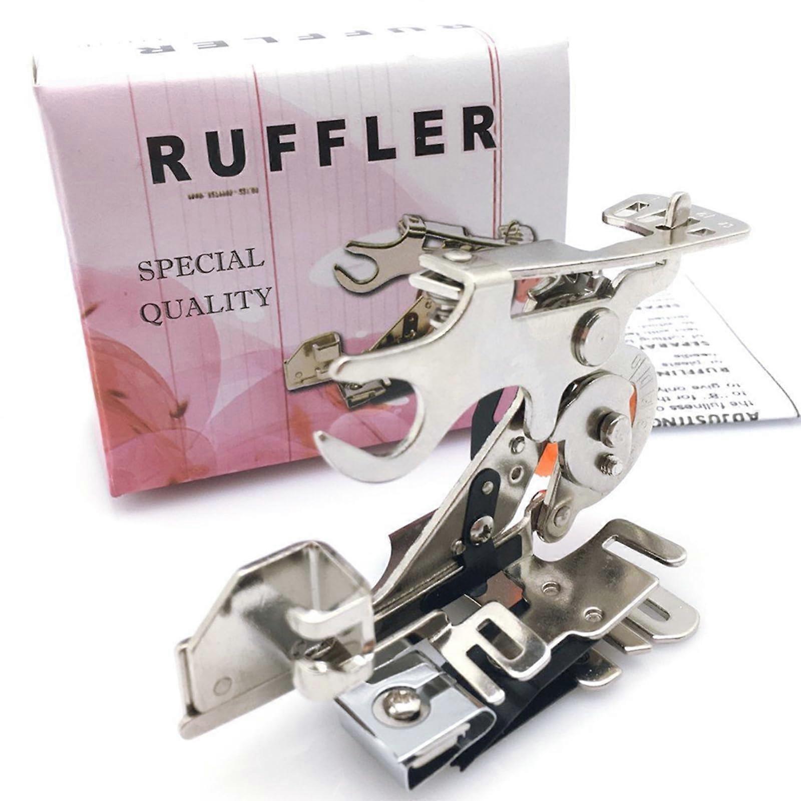 Ruffler Sewing Machine Foot #55705 for Pleating, Compatible with Various Models, Ideal for Quilting Projects