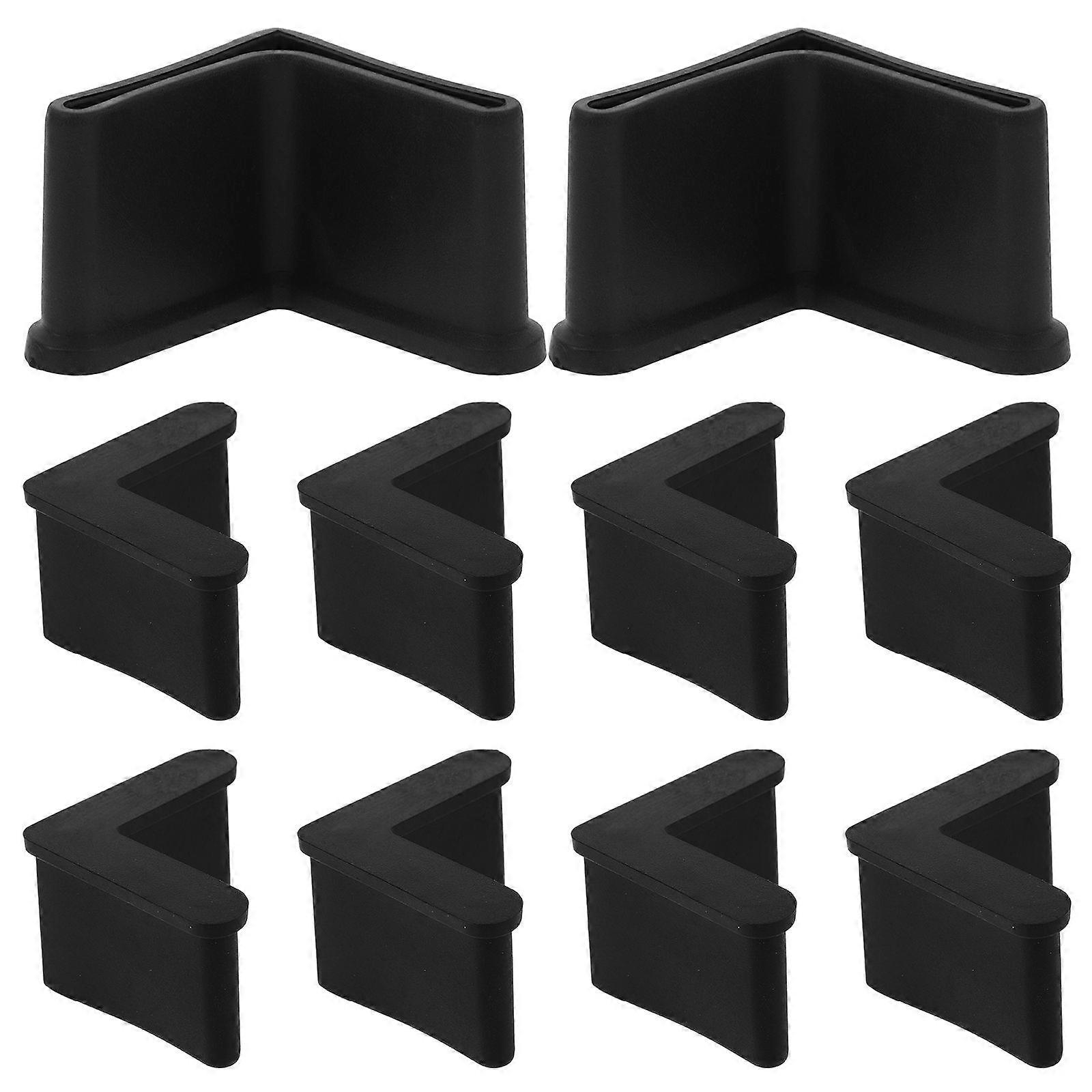 20pcs έπιπλα πόδια γωνία μαξιλάρια λαστιχένια προστατευτικά έπιπλα καλύμματα ποδιών κάλυψη ποδιών