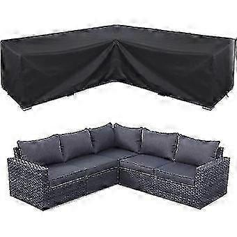 غطاء أريكة زاوية مقاوم للماء، غطاء مجموعة أثاث الحديقة، غطاء أثاث خارجي مقطعي