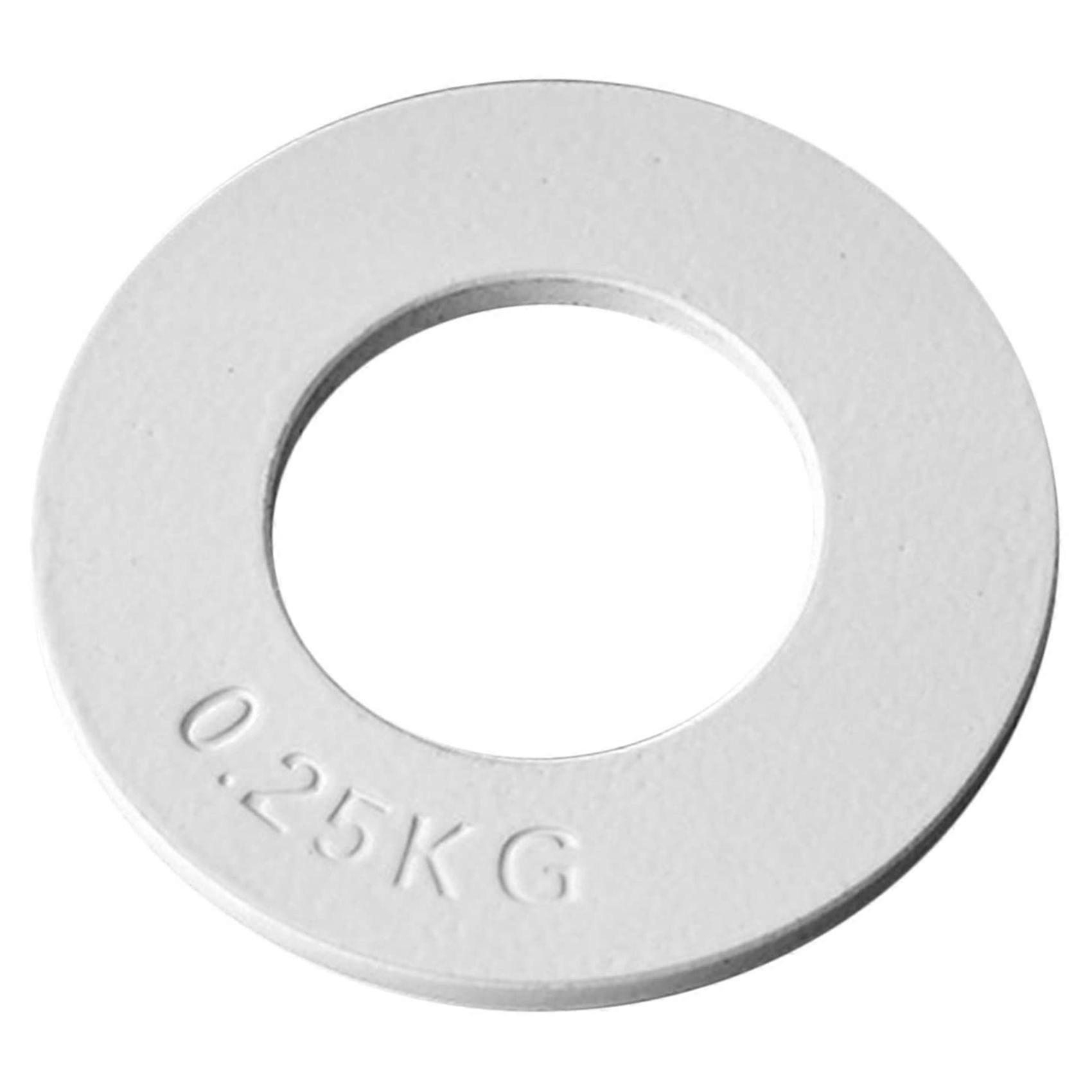 Fractional Weights Mini Weight Plates Disk Accessory White 0.25Kg