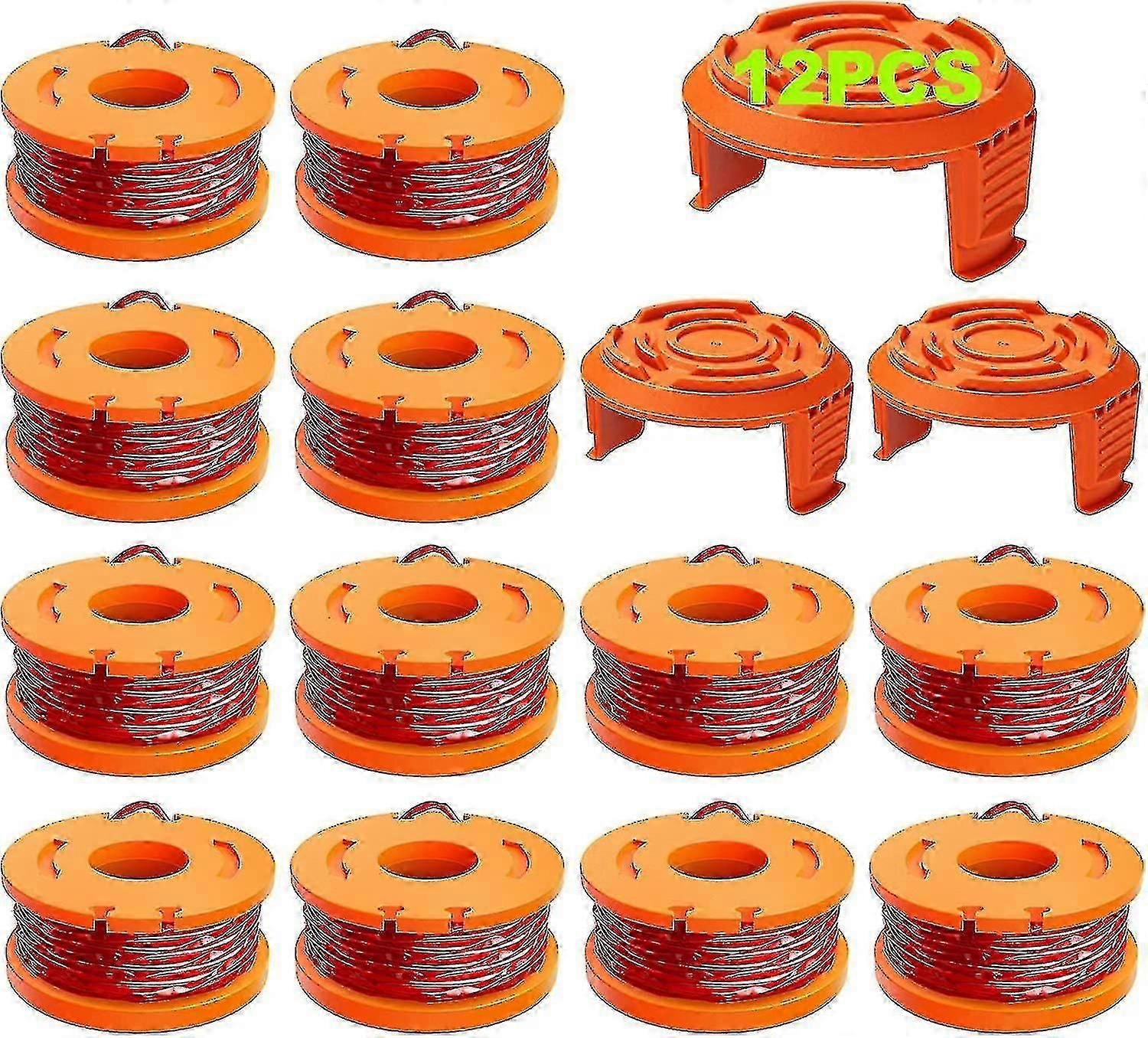 15 Pack Trimmer Spool Line For Worx,(wa0010)replacement Trimmer Spool Line For Worx,trimmer Line Refills 0.065 Inch For Worx,suitable For Worx String