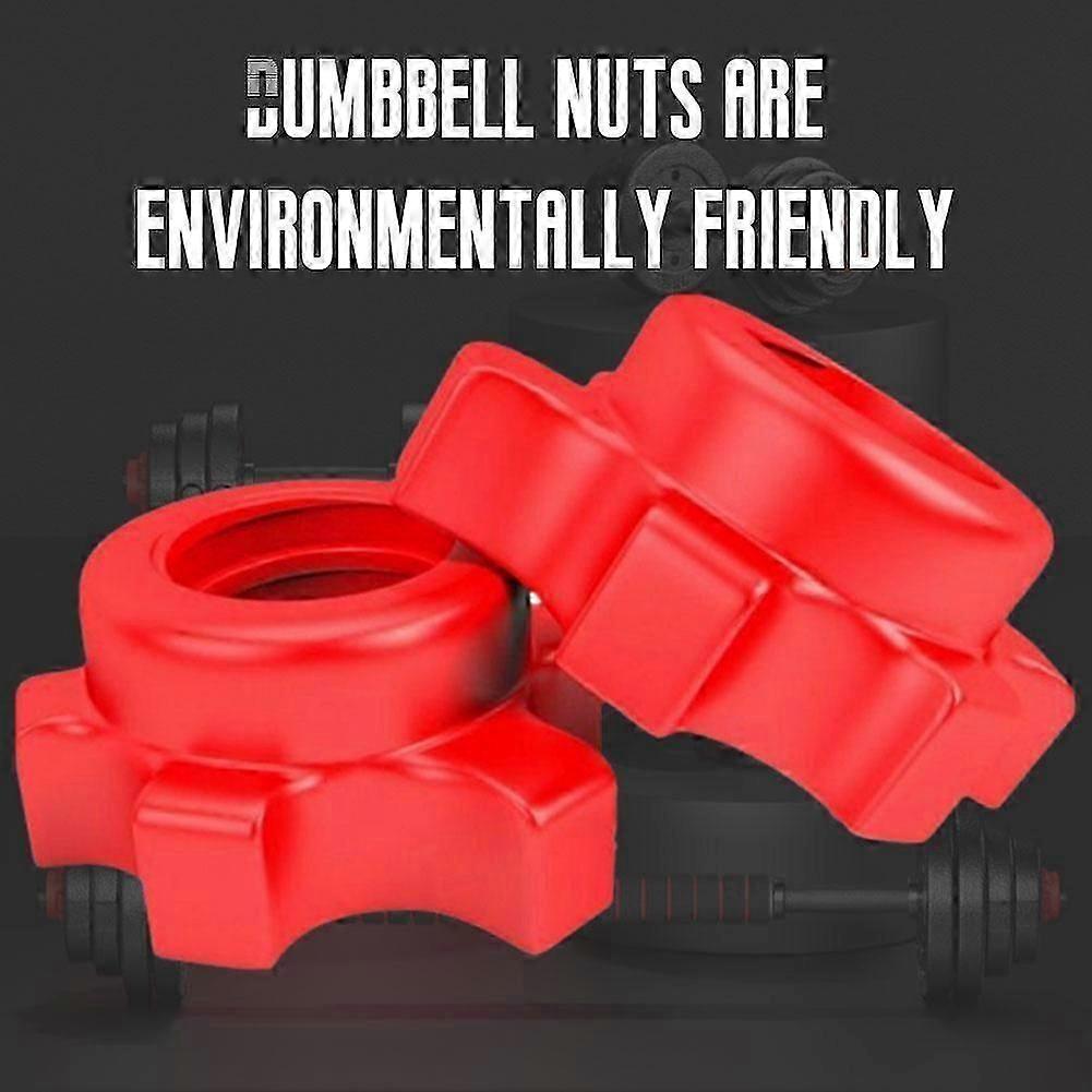 4Pcs Dumbbell Bar Plug / Dumbbell Nut / Dumbbell Rod Nut / Barbell Bar Clip