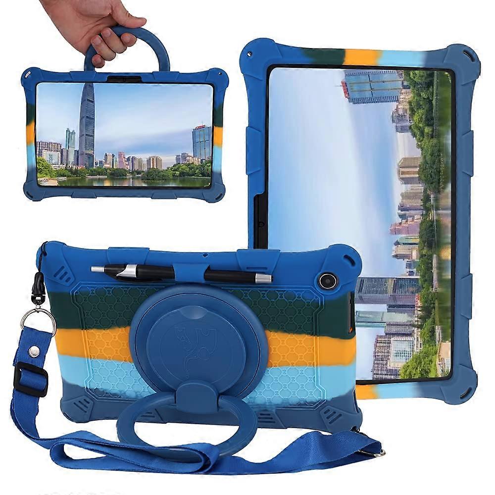 Case for Alldocube iPlay 50 /iPlay 50Pro 10.4-inch Tablet 360-Degree Rotating Stand Adjustable Stand Colorful Dark Blue