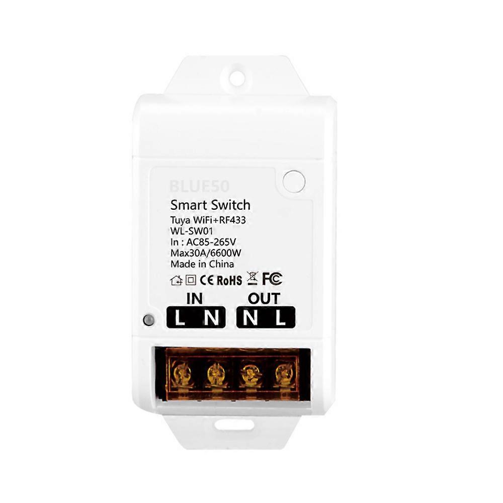 Tuya Smart WiFi Dry Contact Switch Module 10A Home Universal DIY Breaker Relay Work with Smart Life