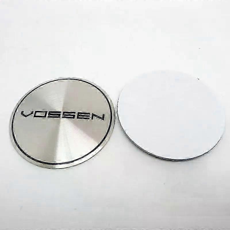 4pcs 65mm Compatible avec Vossen Wheel Center Hub Cap Stickers Logo Badge Emblem Car Styling Accesso