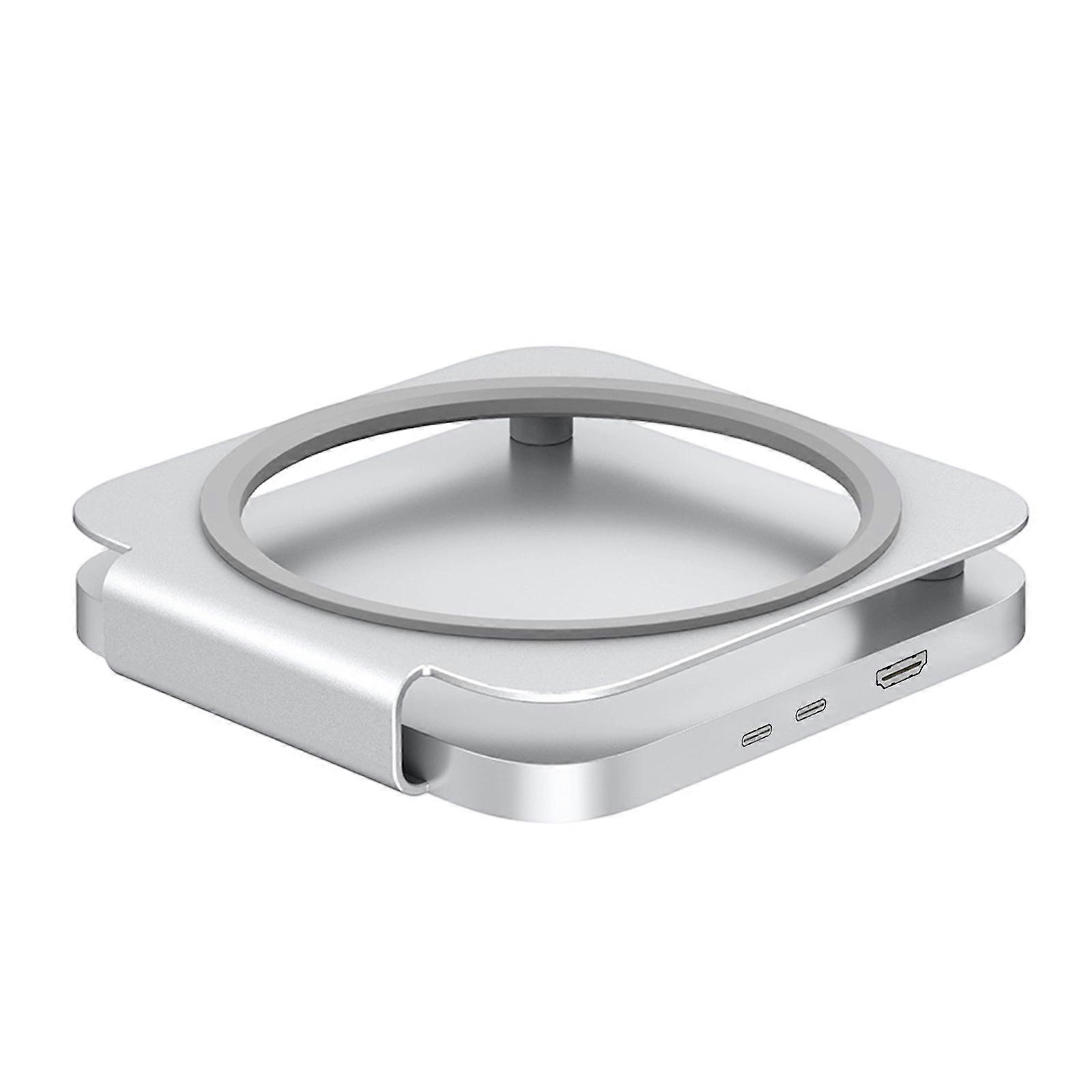Aluminum Stand Hub SSD Enclosure for Mini 2024 Card Reader SSD Expansion Hub Type C Docking Station SSD Case