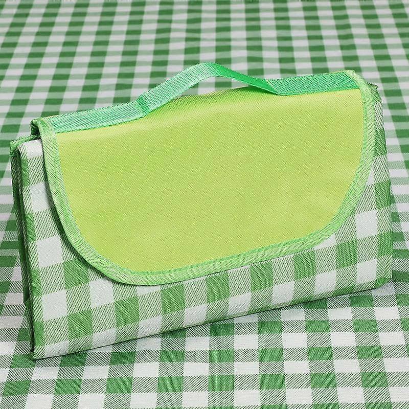 Picnic Blanket Beach Blankets, Picnic Mat Sand Proof Foldable (Green)