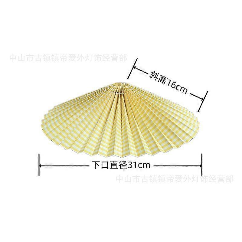 Unique Pleated Lamp Shade For Floor And Table Lamps E27 Base Adjustable Light Angle Light Cover For Bedroom Retro Style Fabric Lampshade