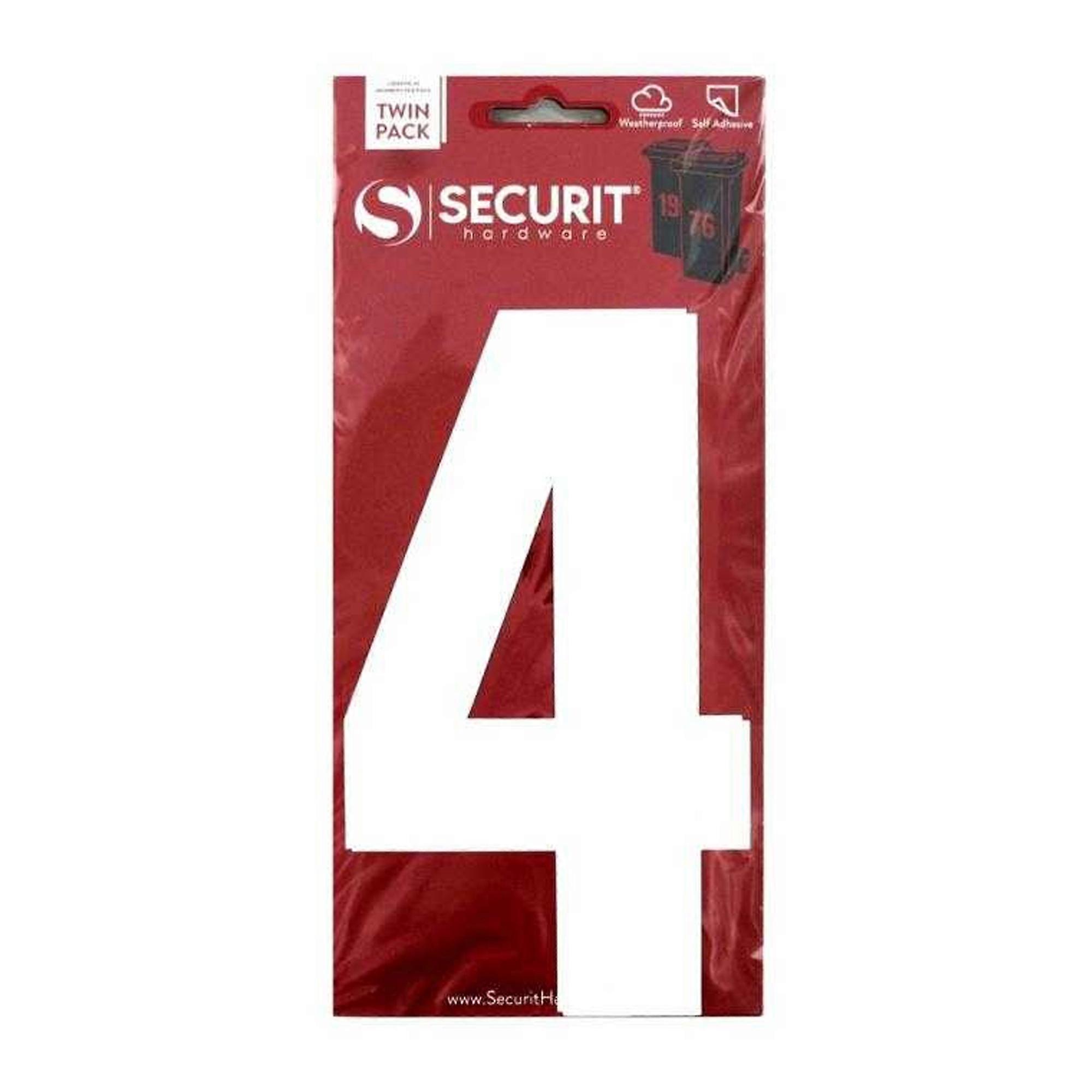 Securit 4 Bin Number (Pack of 2)