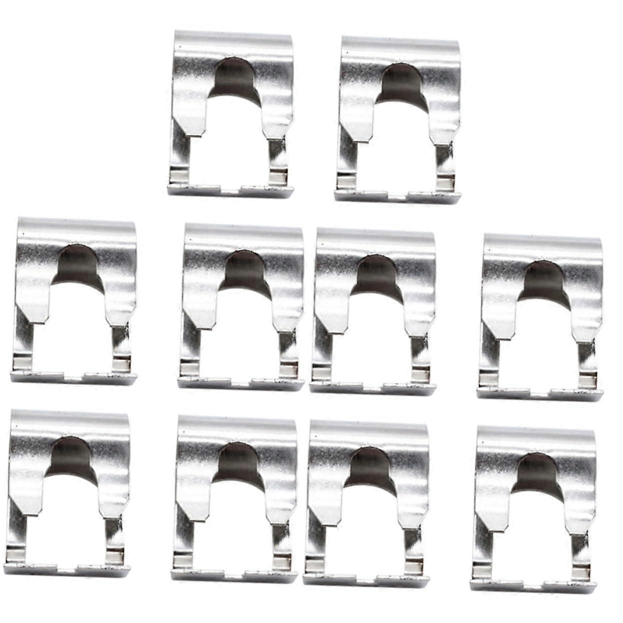 Windshield Wiper Clips Sets Sturdy Metal Wiper Rod Buckles For Quick Replacement Universal Fit