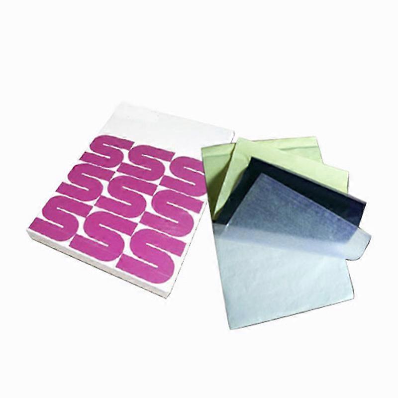 100Pcs/Set A4 Size Tattoo Paper Thermal Stencil Carbon Copier Paper Auxiliary Tattoo fer Paste