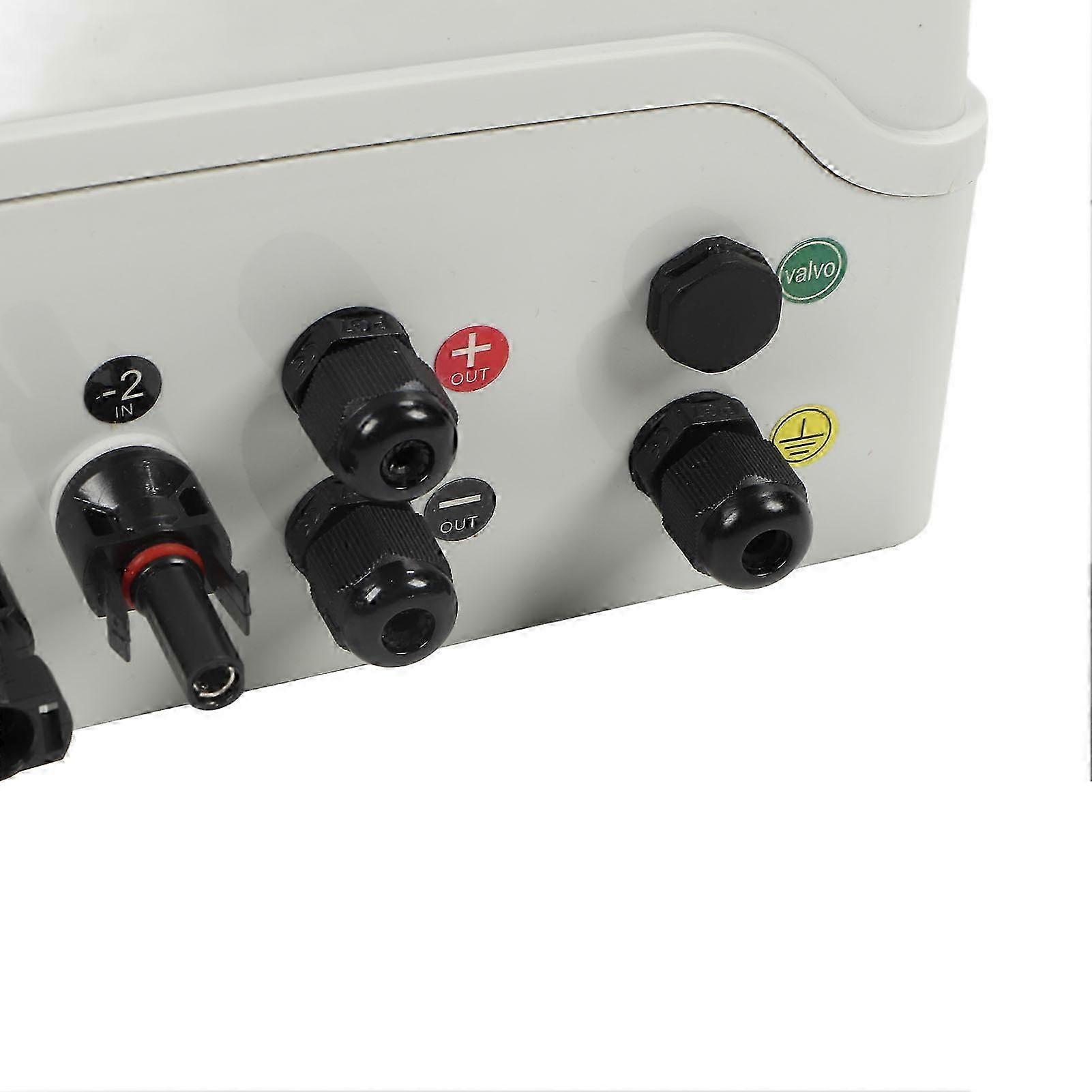 Pv Combiner Box 2 In 2 Out Ip65 Waterproof Photovoltaic Combiner Box With Fuse Surge Protector 1000v 32a