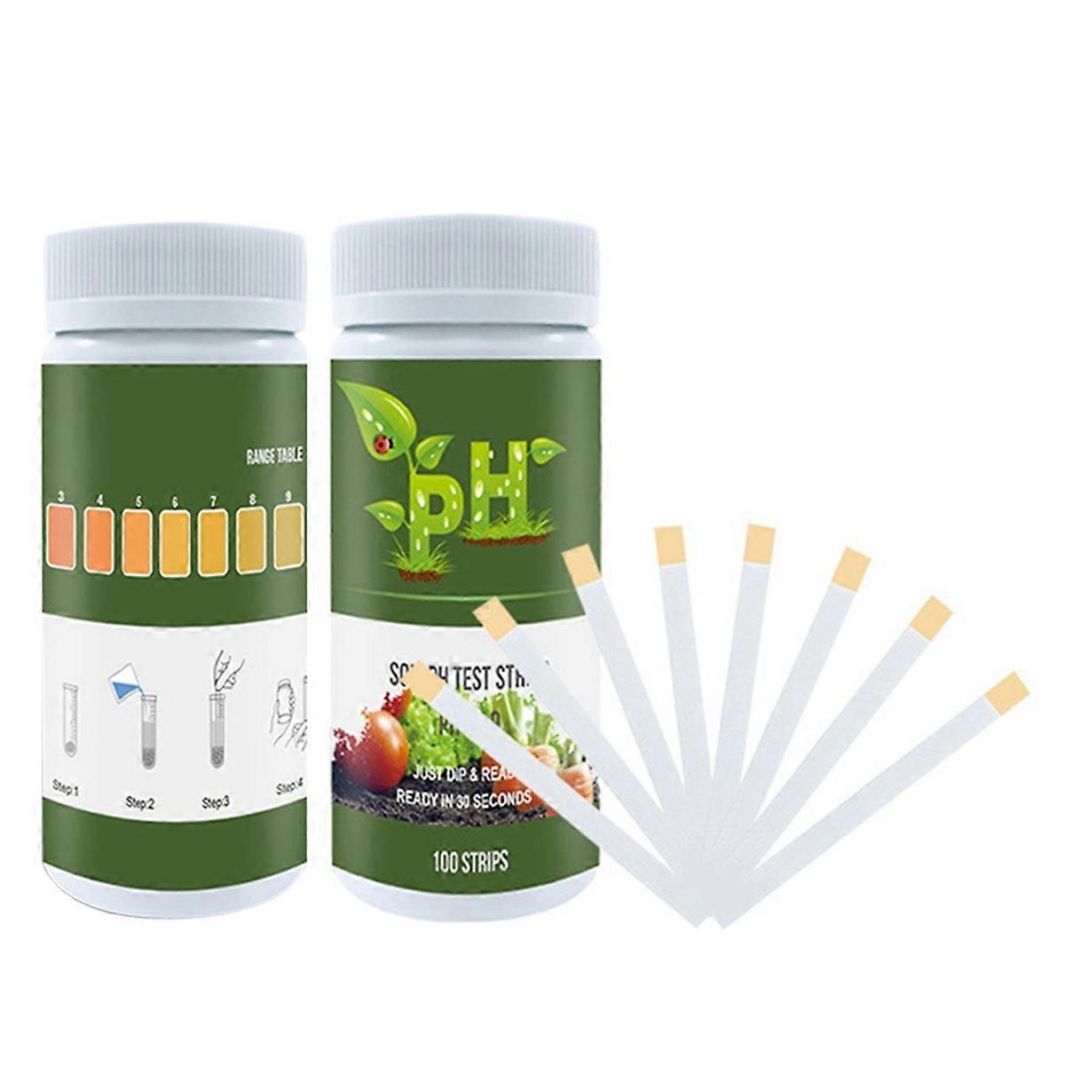 Soil PH Paper Test Kit 200 Tester Strips (3.5-9 Range)