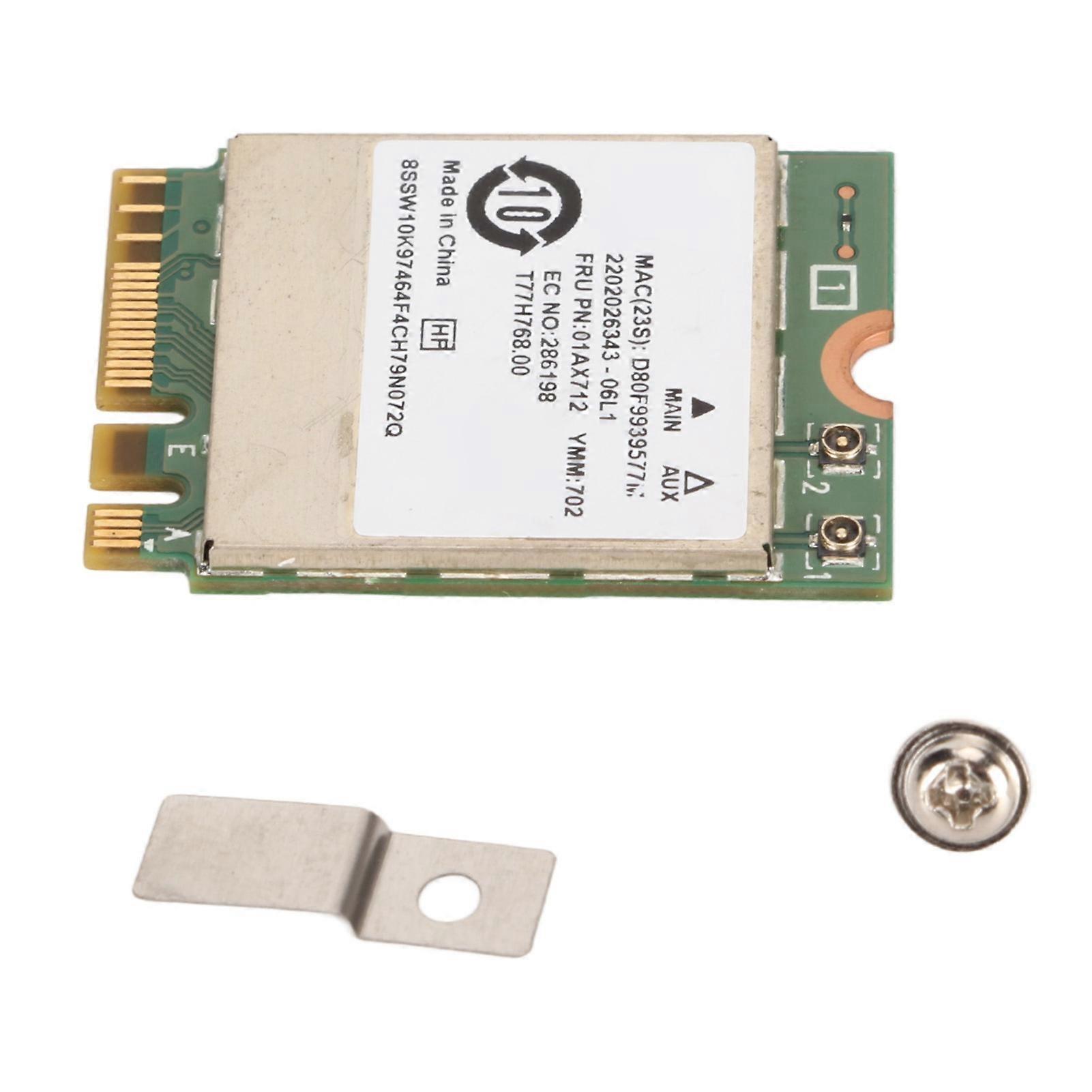 RTL8822BE Netzwerkkarte 01AX712 433Mbps WiFi Bluetooth 4.0 M.2 NGFF Netzwerkkarte für PC Laptop