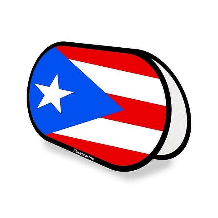 Flag - Multicolored - Puerto Rico - 70 x 120 cm - Polyester - Foldable retractable