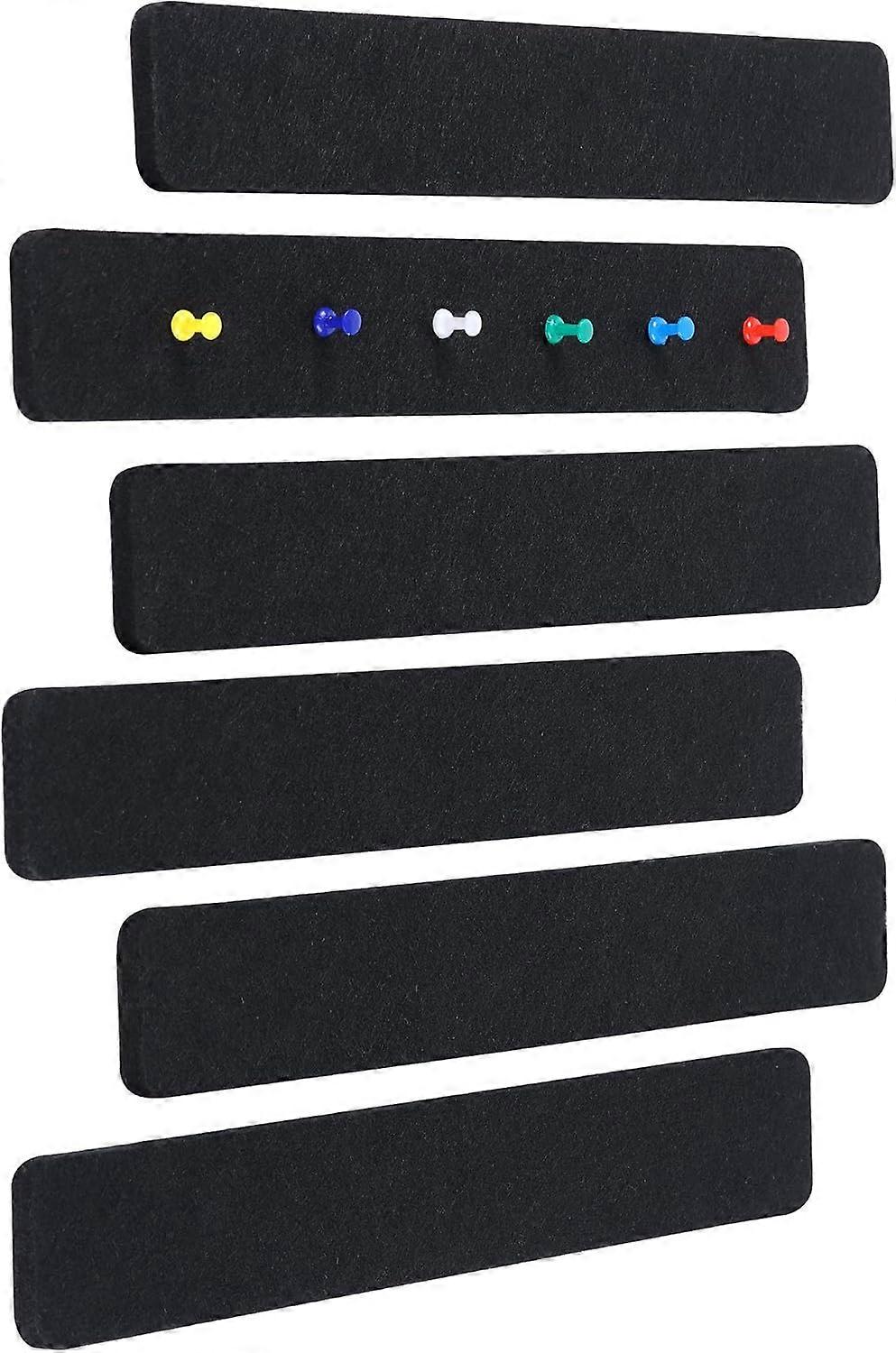 Felt Strips Self-Adhesive Felt Strips Frameless Wall Decor Panel 6 Strips