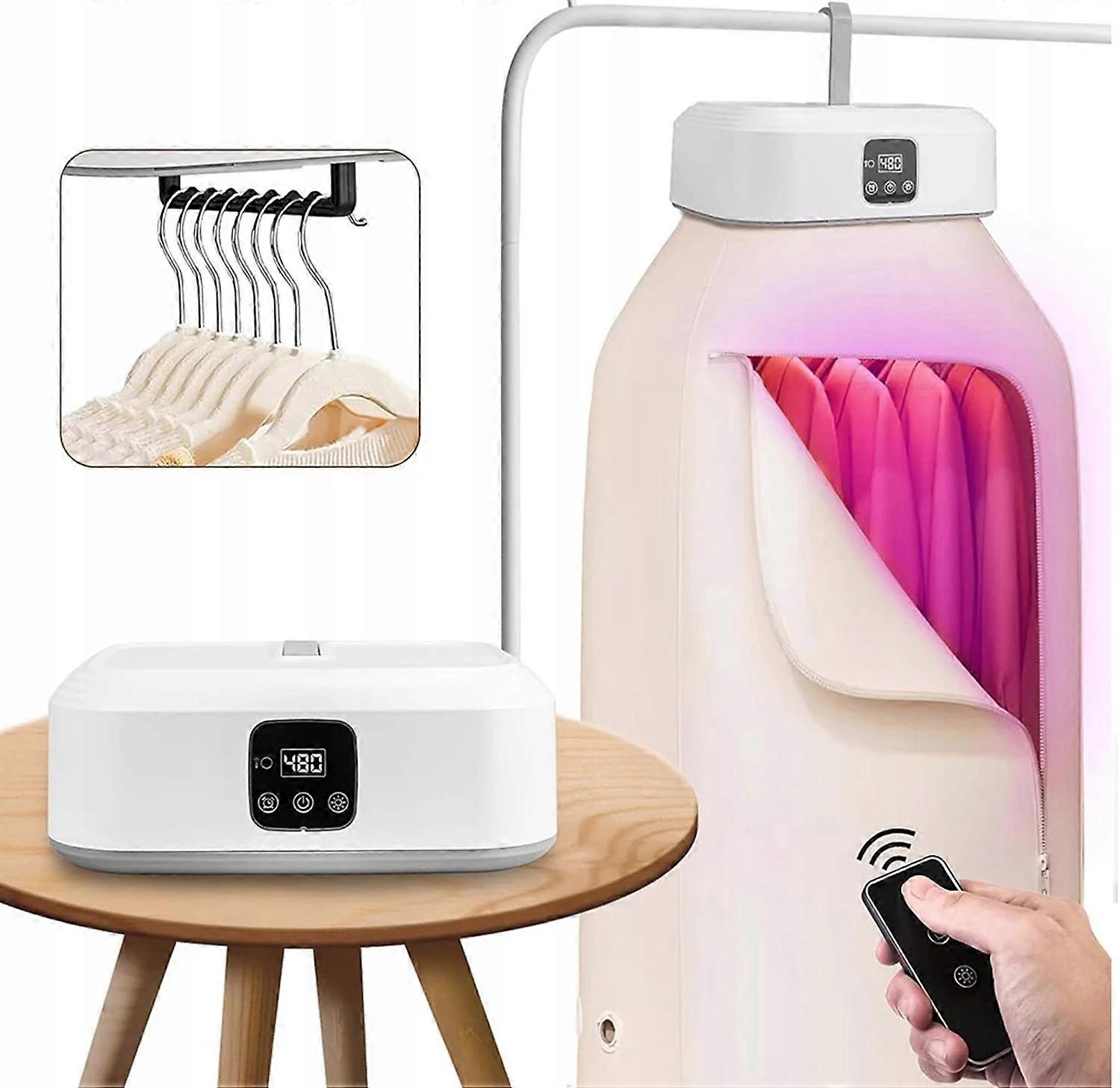مجفف ملابس محمول مجفف مضخة حرارية كهربائية صغيرة 600 واط