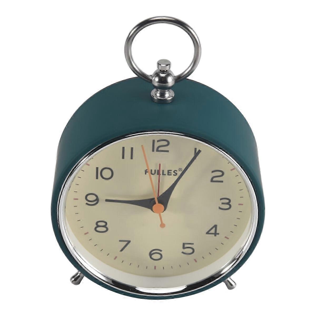 Analog Alarm Clock with Night Light Battery Operated for Bedroom A