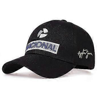 TIB Primavera Verano Nuevo Ayrton Senna Piloto de carreras Moda Sombreros bordados Hombres Mujeres Protección solar al aire libre Equipo de carreras Gorras de béisbol