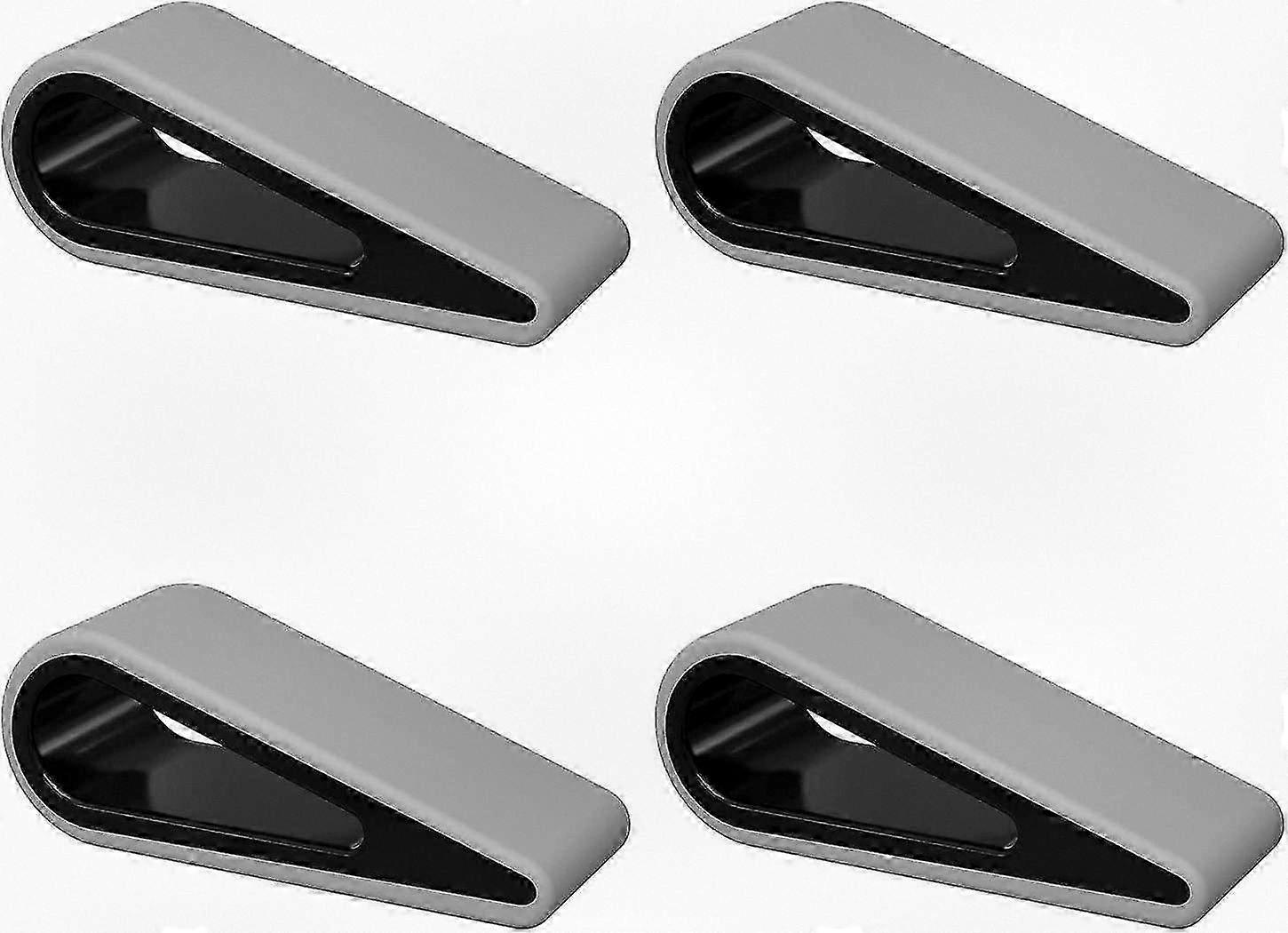 4pcs Adjustable Height Laptop Stand, Universal Triangular Silicone Pedestal for Computer, Anti-slip Radiator Holder for Keyboard and Tablet 