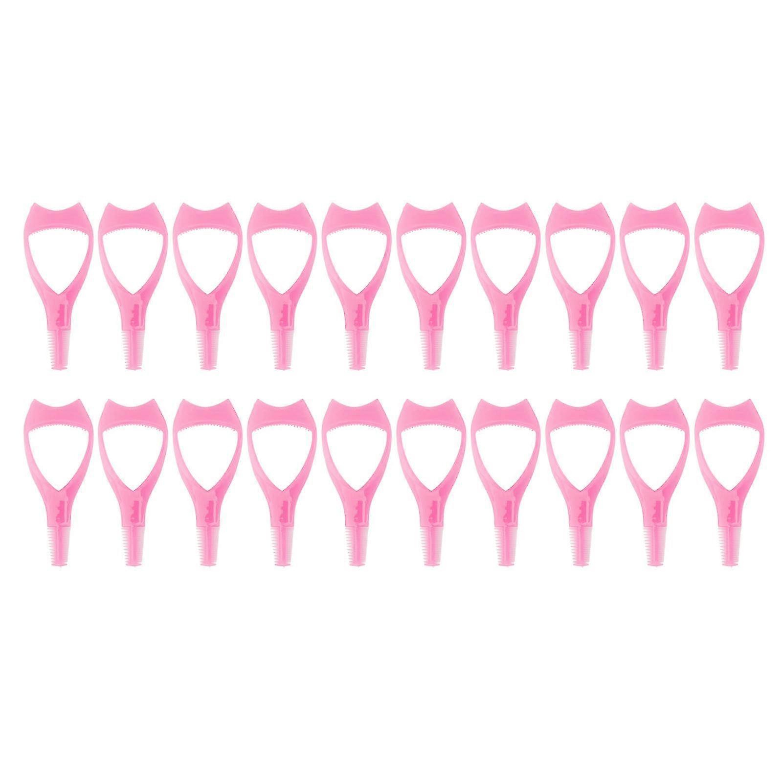 2025 20PCS Mascara Shield Guard Cosmetic Eyelash Applicator Disposable Eyelashes Comb Helper Tool for Makeup Assistant