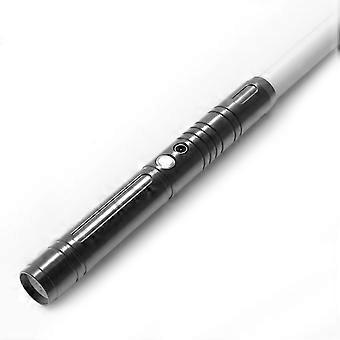 Duration Light Sticks Rechargeable Luminous Light Flashing Star Light Stick Rainbow Light Lightsaber Children Gift Light  Silver