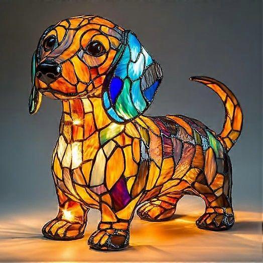 2025 جديد شعبي Dachshund مصباح المنزل سطح المكتب الديكور