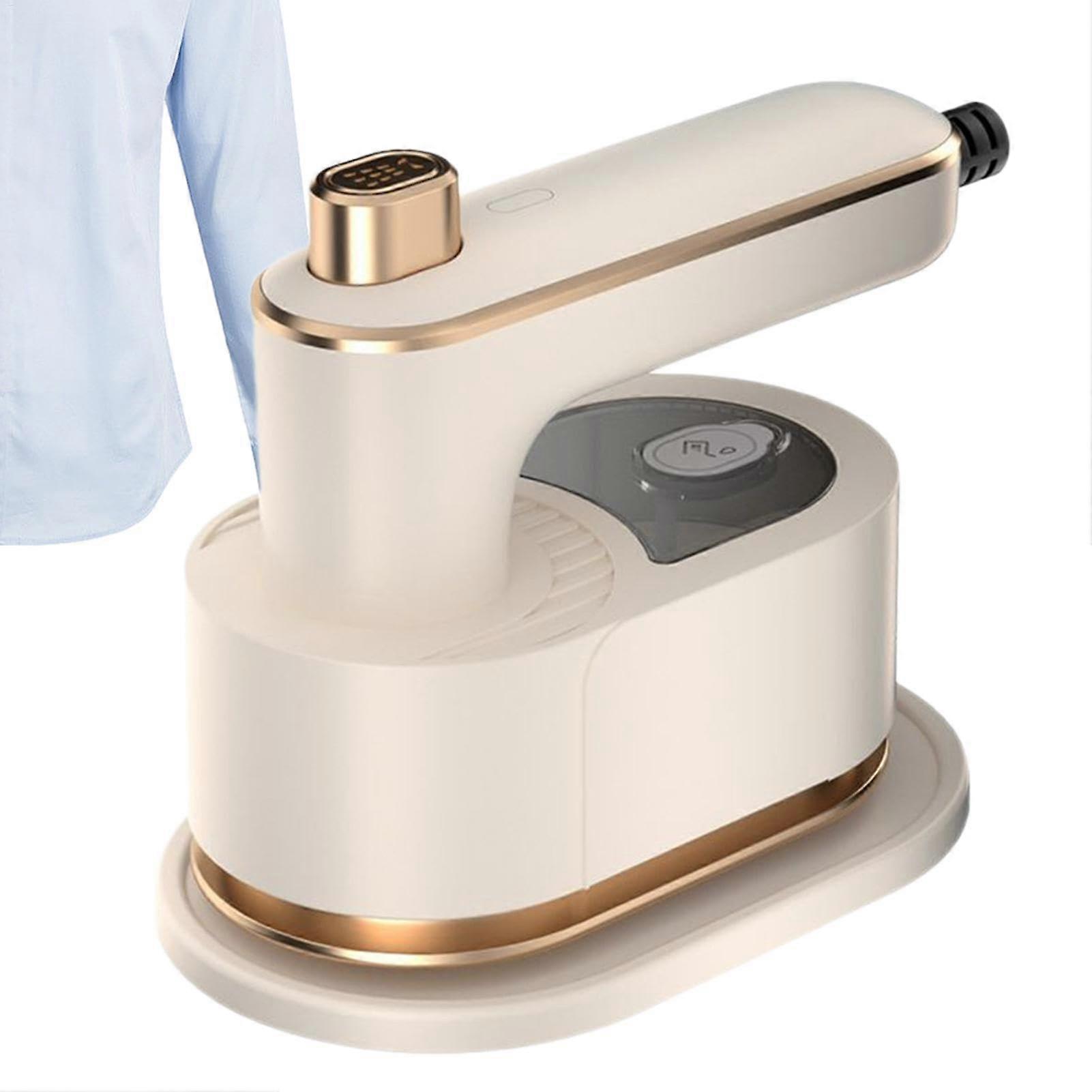 Travel Iron, Portable Fabric Steamer Handheld for Shirts, Compact Travel Ironing Machine, EU Compliant Design