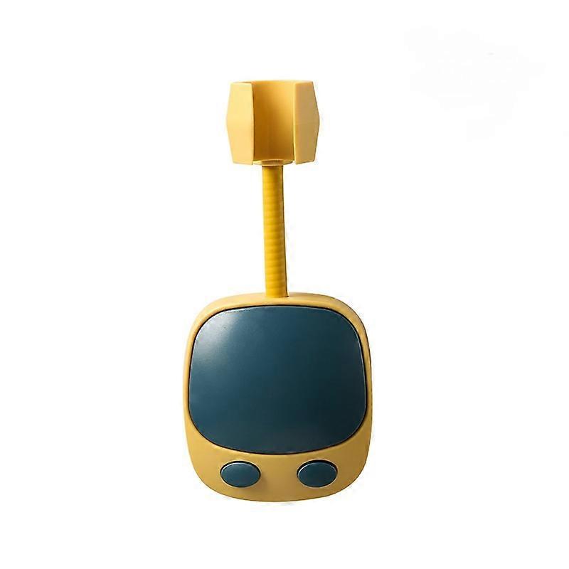 Wall-mounted universal adjustable shower bracket, yellow, suitable for a variety of bathroom decoration styles