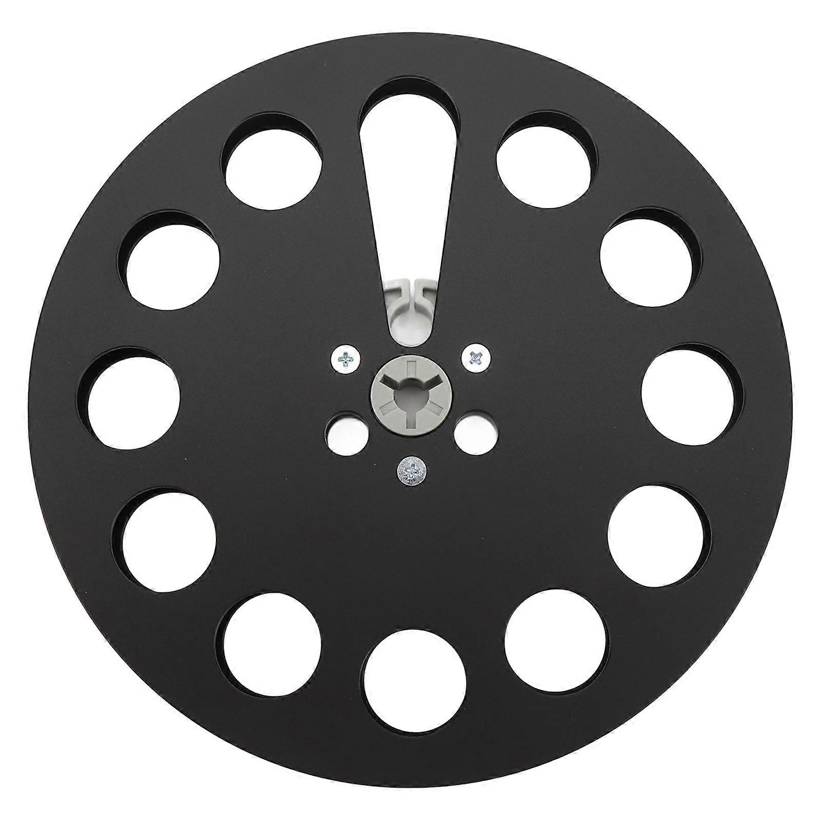 7" Aluminum Alloy Tape Reel for ReVox Studer - Durable, Universal, Black, 1/4" Tape