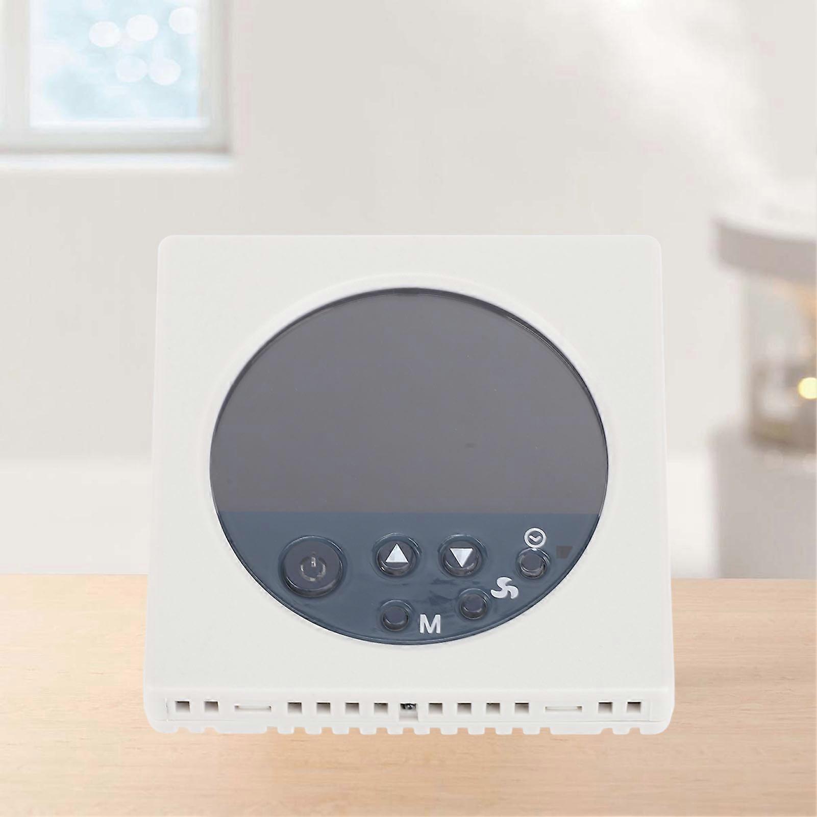 スマートACサーモスタットLCDディスプレイエアコン温度制御パネルスイッチホームホテル用