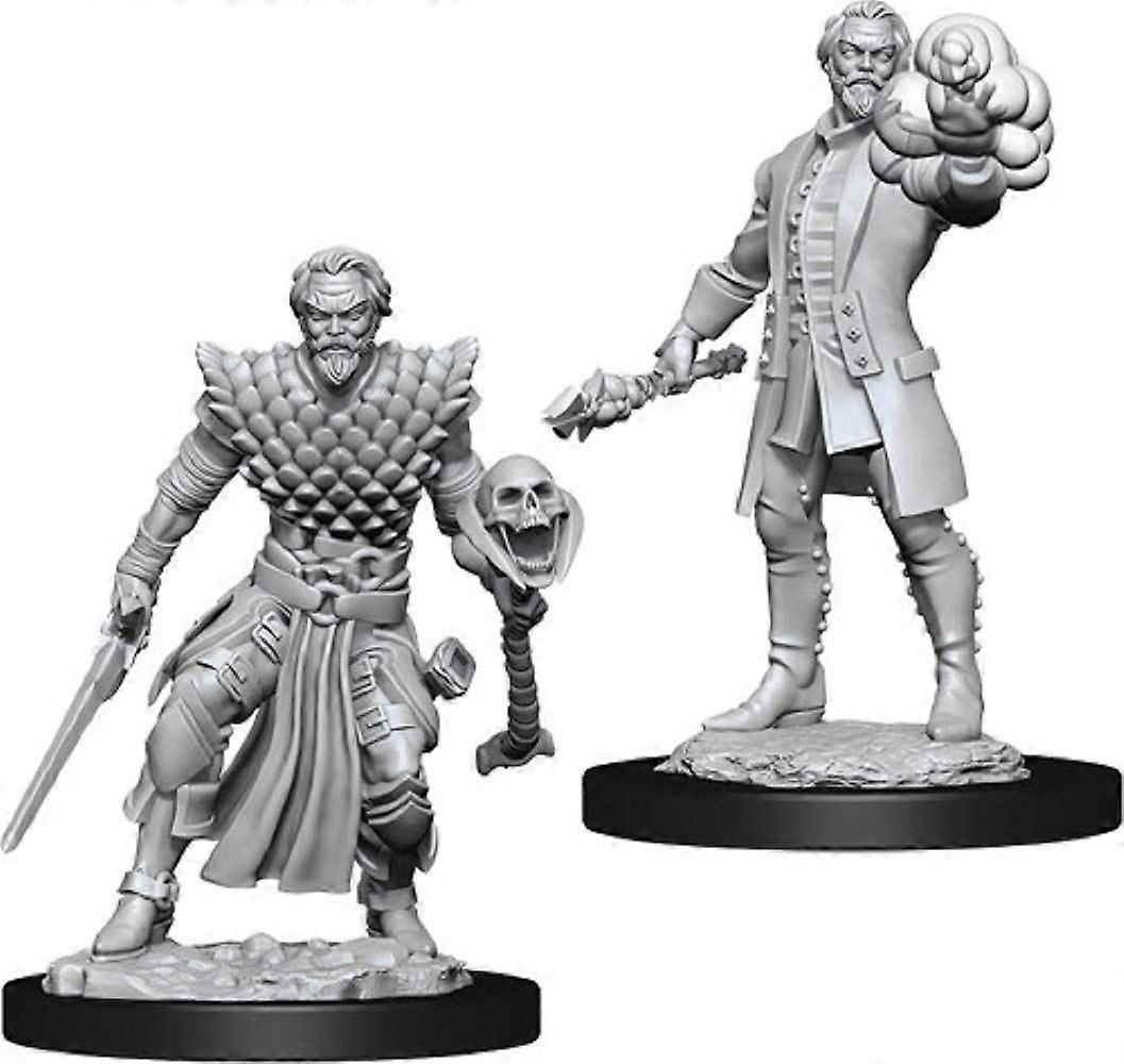 Dungeons & Drachen Nolzur's unbemalte Miniaturen männlichen menschlichen Hexenmeister (Pack von 6)